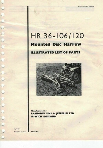 Ransomes 106 120 - ransomes, hr